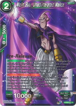 Majin Buu // Majin Buu, Unadulterated Might (BT14-062) [Cross Spirits Prerelease Promos] | Mindsight Gaming