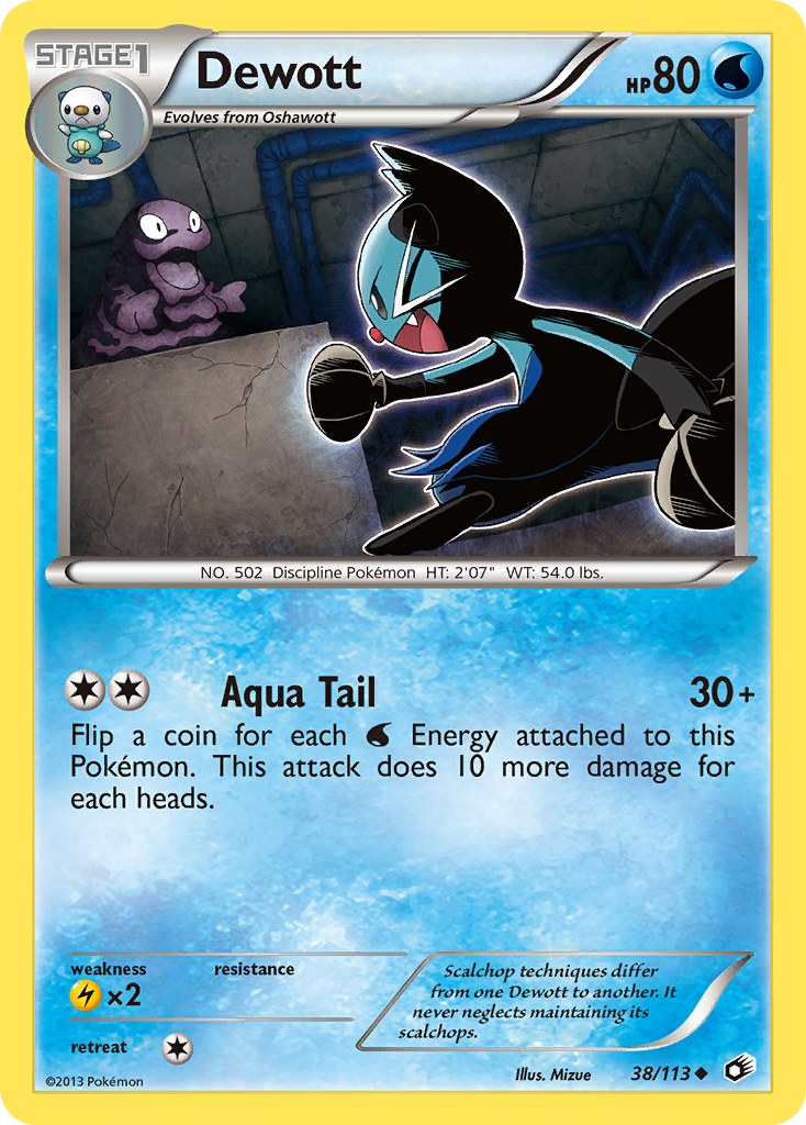 Dewott (38/113) [Black & White: Legendary Treasures] | Mindsight Gaming