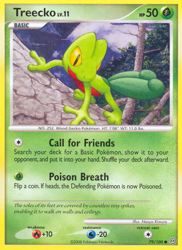 Treecko (79/100) [Diamond & Pearl: Stormfront] | Mindsight Gaming