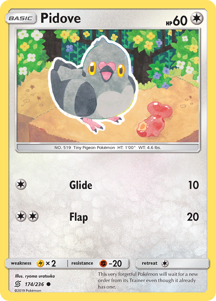 Pidove (174/236) [Sun & Moon: Unified Minds] | Mindsight Gaming