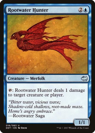 Rootwater Hunter [Duel Decks: Merfolk vs. Goblins] | Mindsight Gaming