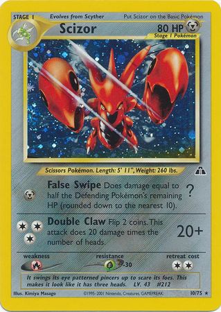 Scizor (10/75) [Neo Discovery Unlimited] | Mindsight Gaming