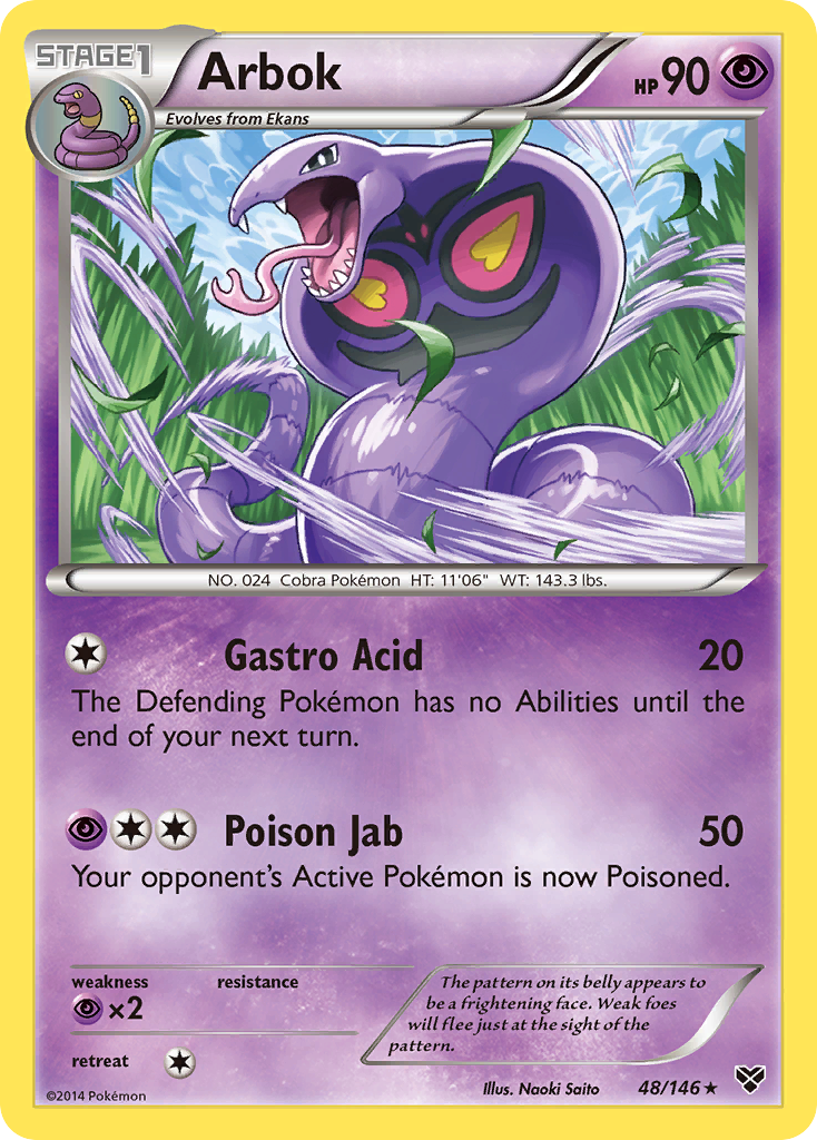 Arbok (48/146) [XY: Base Set] | Mindsight Gaming