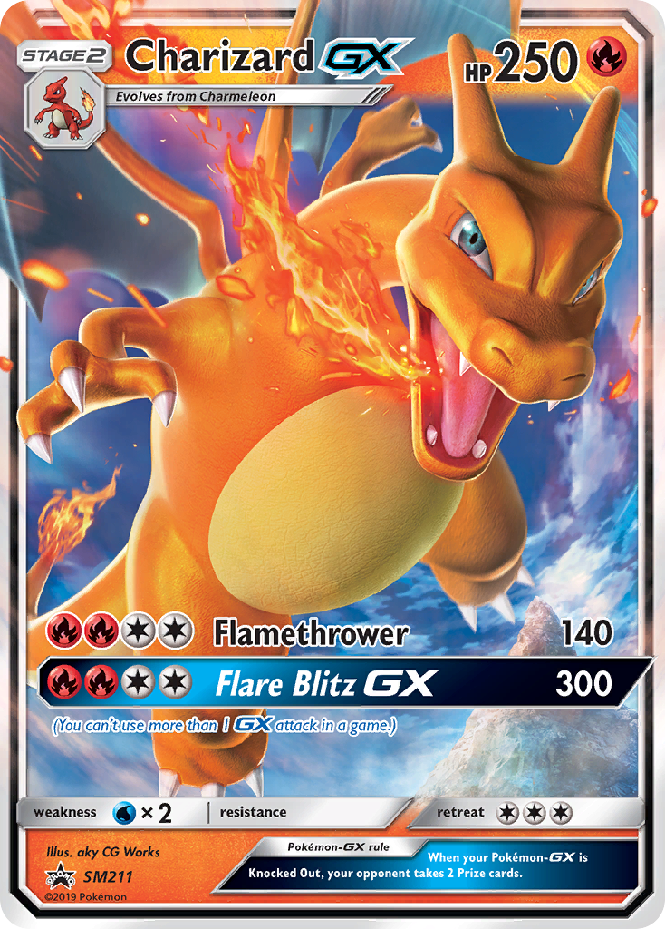 Charizard GX (SM211) [Sun & Moon: Black Star Promos] | Mindsight Gaming