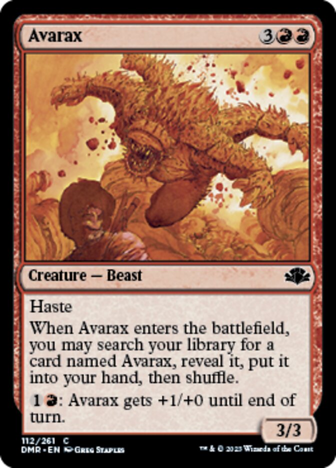 Avarax [Dominaria Remastered] | Mindsight Gaming