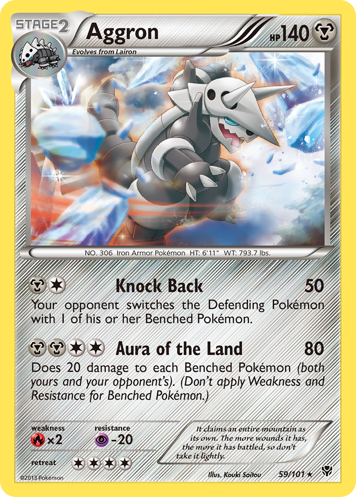 Aggron (59/101) [Black & White: Plasma Blast] | Mindsight Gaming