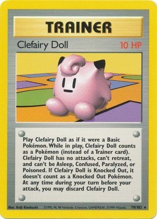 Clefairy Doll (70/102) [Base Set Unlimited] | Mindsight Gaming