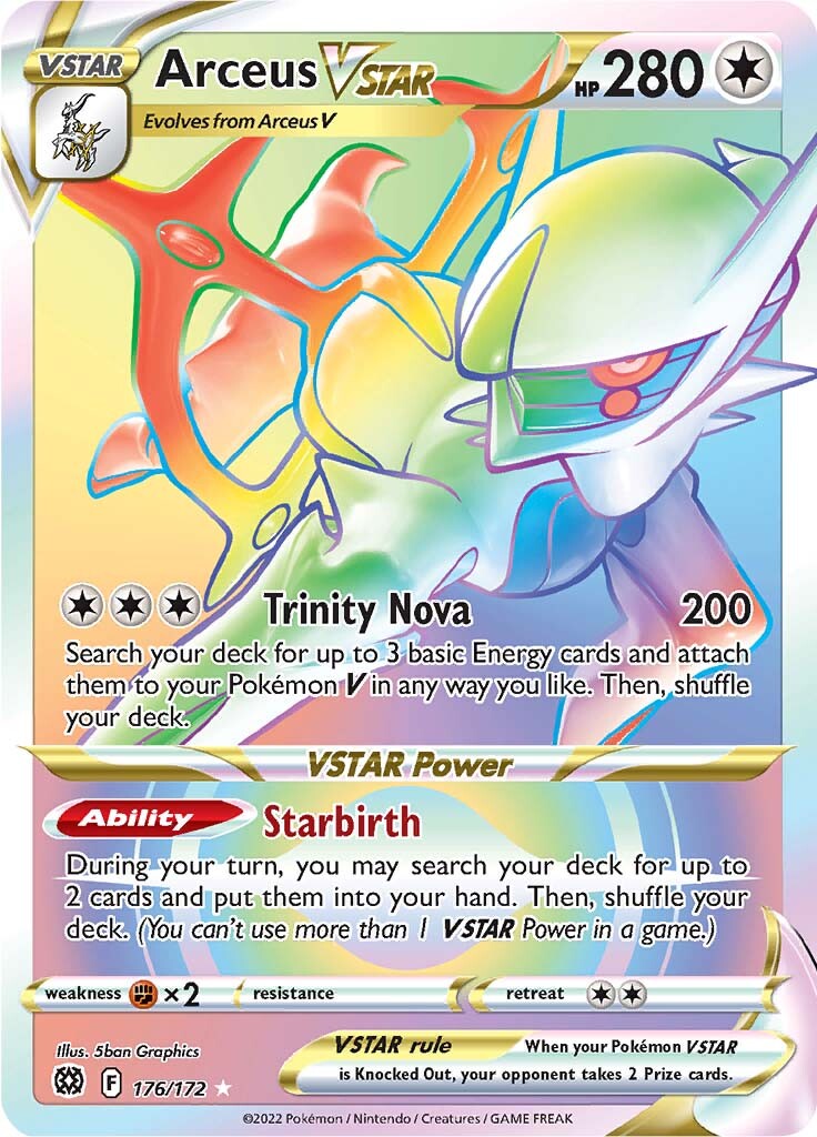 Arceus VSTAR (176/172) [Sword & Shield: Brilliant Stars] | Mindsight Gaming