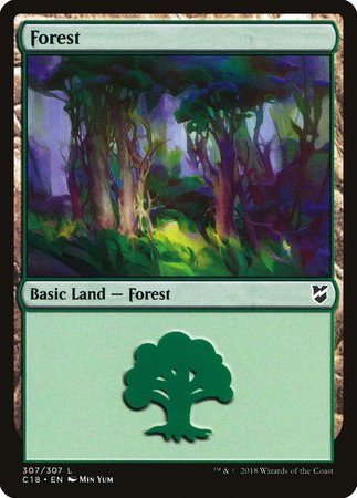 Forest (307) [Commander 2018] | Mindsight Gaming