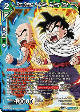 Son Gohan & Krillin, Buying Time (BT14-148) [Cross Spirits] | Mindsight Gaming