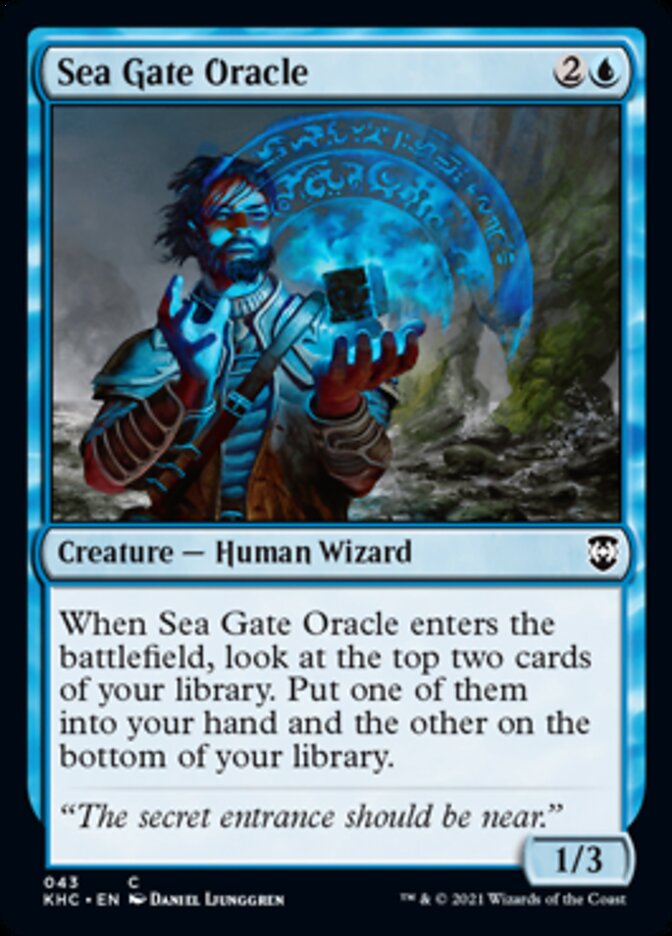 Sea Gate Oracle [Kaldheim Commander] | Mindsight Gaming