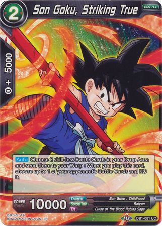 Son Goku, Striking True (DB1-081) [Dragon Brawl] | Mindsight Gaming