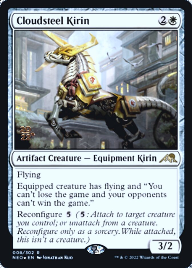 Cloudsteel Kirin [Kamigawa: Neon Dynasty Prerelease Promos] | Mindsight Gaming