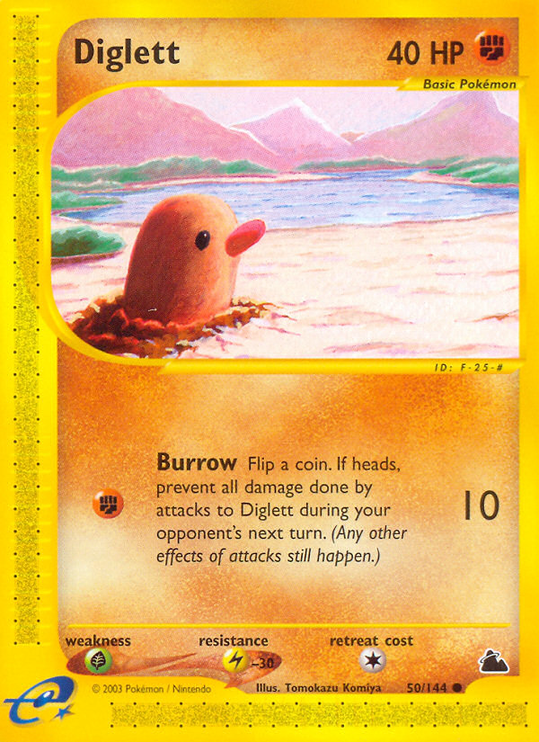 Diglett (50/144) [Skyridge] | Mindsight Gaming