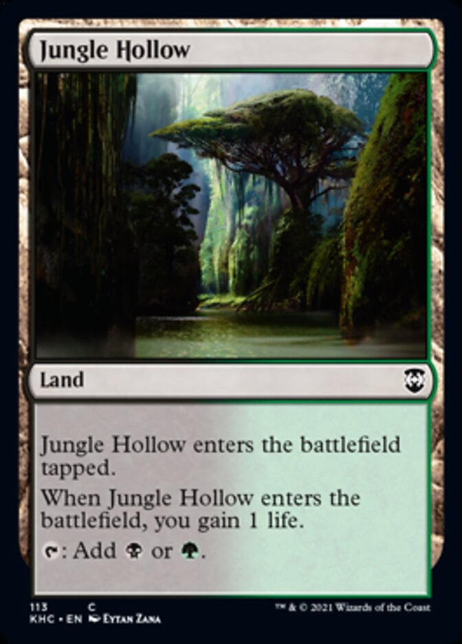 Jungle Hollow [Kaldheim Commander] | Mindsight Gaming