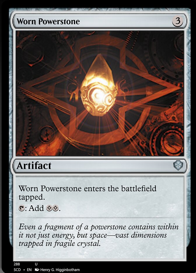 Worn Powerstone [Starter Commander Decks] | Mindsight Gaming