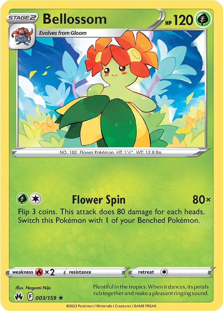 Bellossom (003/159) [Sword & Shield: Crown Zenith] | Mindsight Gaming