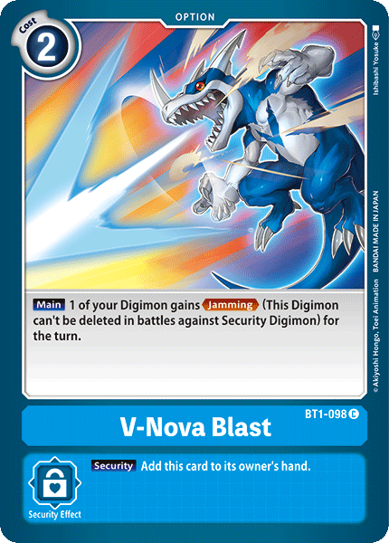 V-Nova Blast [BT1-098] [Release Special Booster Ver.1.0] | Mindsight Gaming