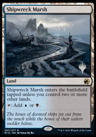 Shipwreck Marsh (Promo Pack) [Innistrad: Midnight Hunt Promos] | Mindsight Gaming