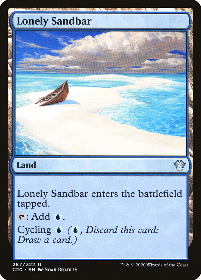 Lonely Sandbar [Commander 2020] | Mindsight Gaming