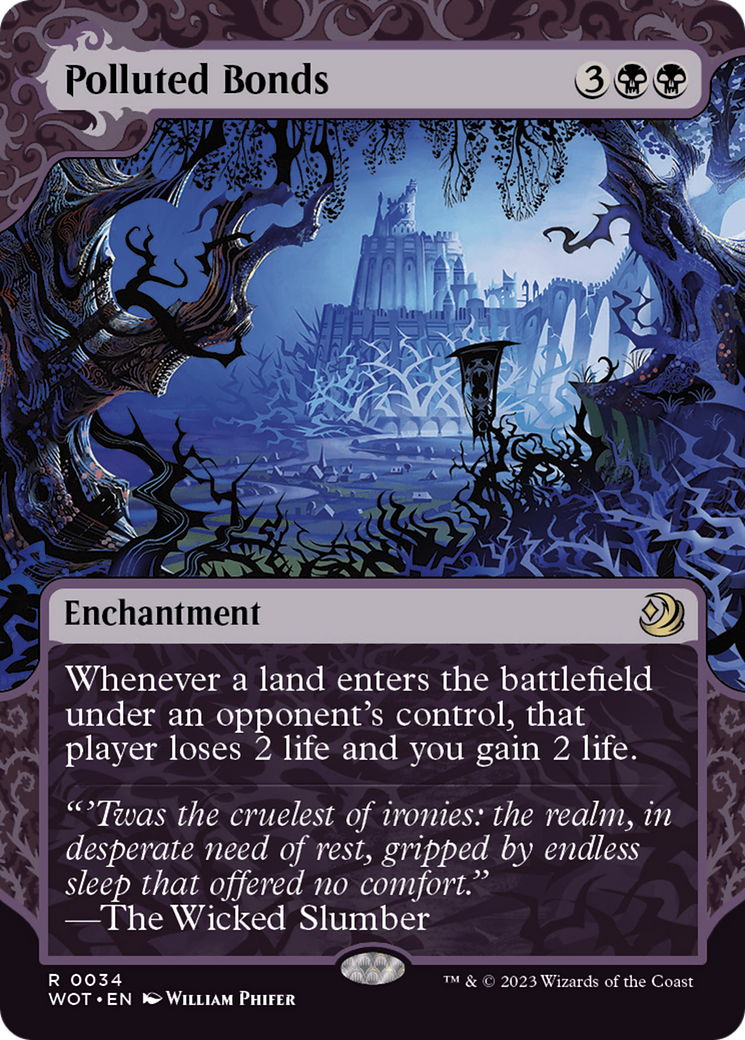 Polluted Bonds [Wilds of Eldraine: Enchanting Tales] | Mindsight Gaming