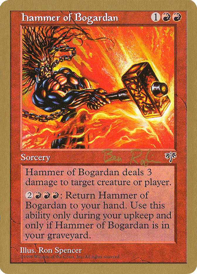 Hammer of Bogardan (Ben Rubin) [World Championship Decks 1998] | Mindsight Gaming