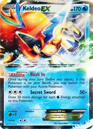 Keldeo EX (49/149) (Jumbo Card) [Black & White: Boundaries Crossed] | Mindsight Gaming