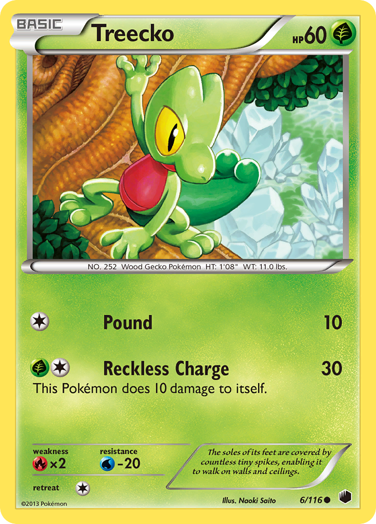 Treecko (6/116) [Black & White: Plasma Freeze] | Mindsight Gaming