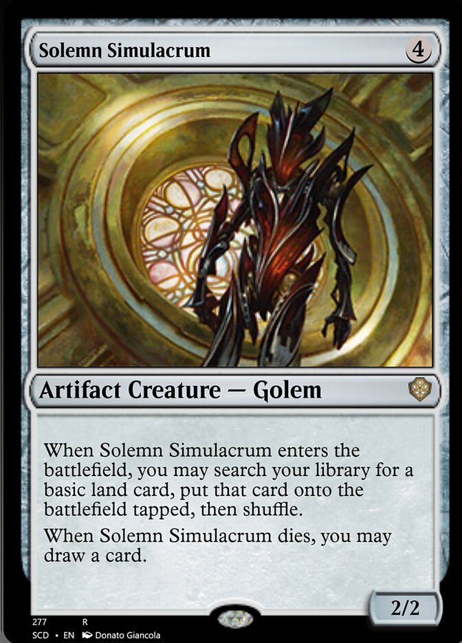 Solemn Simulacrum [Starter Commander Decks] | Mindsight Gaming