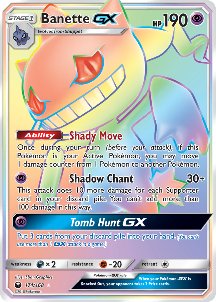 Banette GX (174/168) [Sun & Moon: Celestial Storm] | Mindsight Gaming