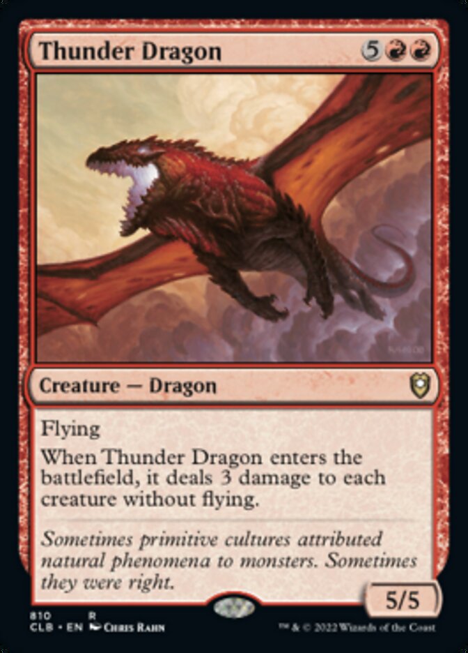 Thunder Dragon [Commander Legends: Battle for Baldur's Gate] | Mindsight Gaming