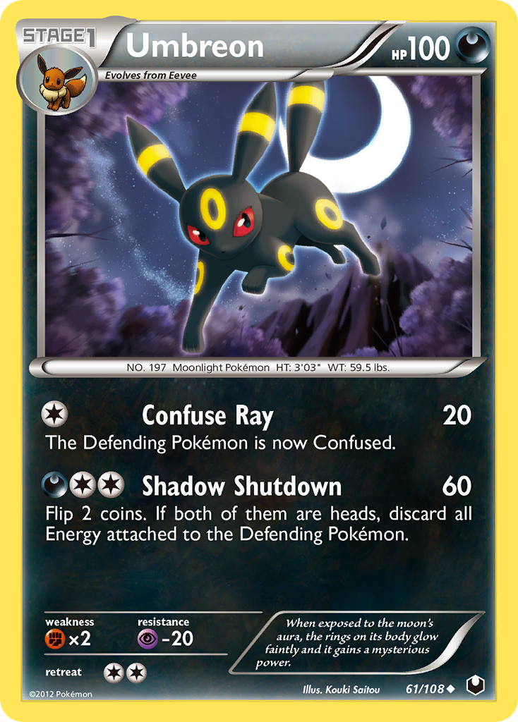 Umbreon (61/108) [Black & White: Dark Explorers] | Mindsight Gaming