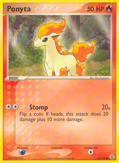 Ponyta (76/112) [EX: FireRed & LeafGreen] | Mindsight Gaming