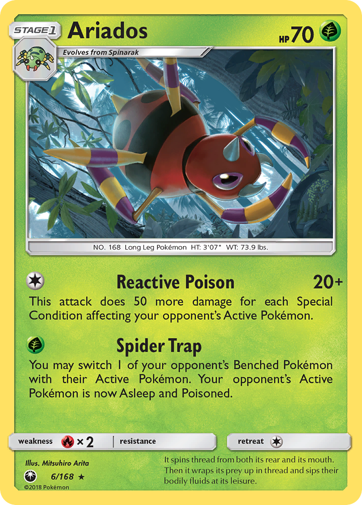 Ariados (6/168) [Sun & Moon: Celestial Storm] | Mindsight Gaming