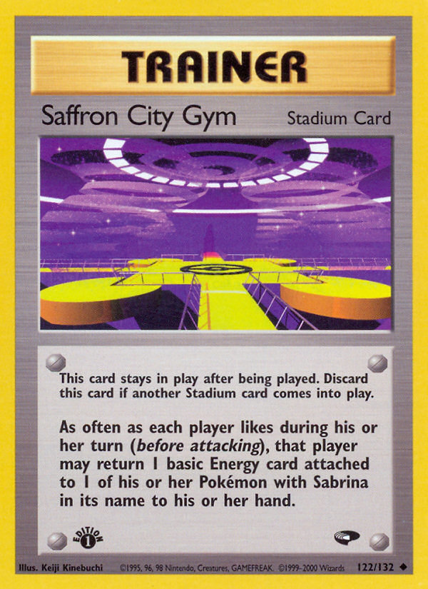 Saffron City Gym (122/132) [Gym Challenge 1st Edition] | Mindsight Gaming