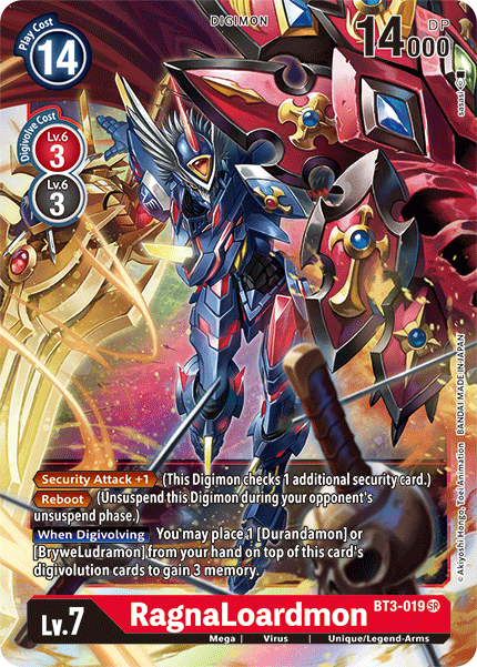 RagnaLoardmon [BT3-019] [Release Special Booster Ver.1.5] | Mindsight Gaming