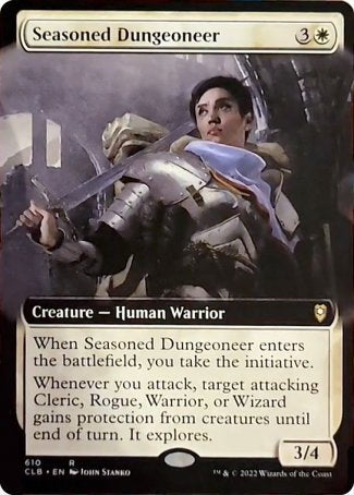 Seasoned Dungeoneer (Extended Art) [Commander Legends: Battle for Baldur's Gate] | Mindsight Gaming