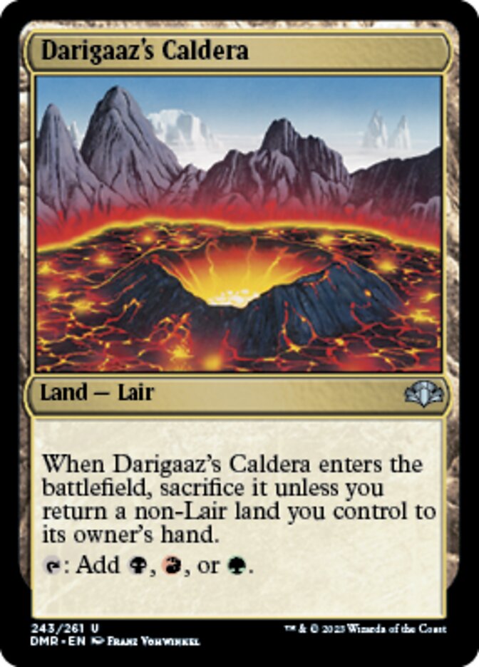 Darigaaz's Caldera [Dominaria Remastered] | Mindsight Gaming