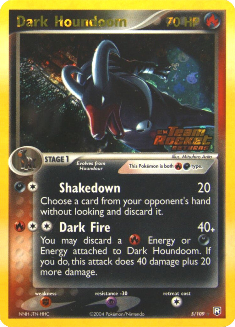 Dark Houndoom (5/109) (Stamped) [EX: Team Rocket Returns] | Mindsight Gaming