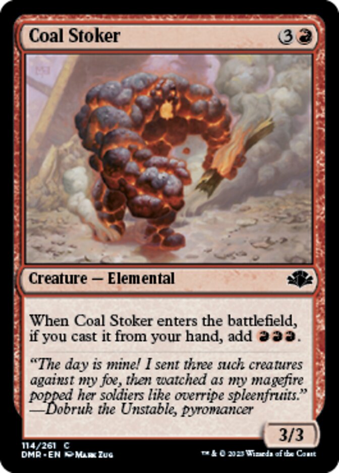 Coal Stoker [Dominaria Remastered] | Mindsight Gaming