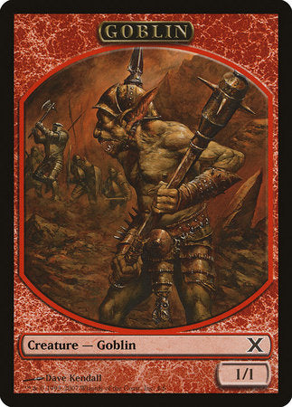 Goblin Token [Tenth Edition Tokens] | Mindsight Gaming