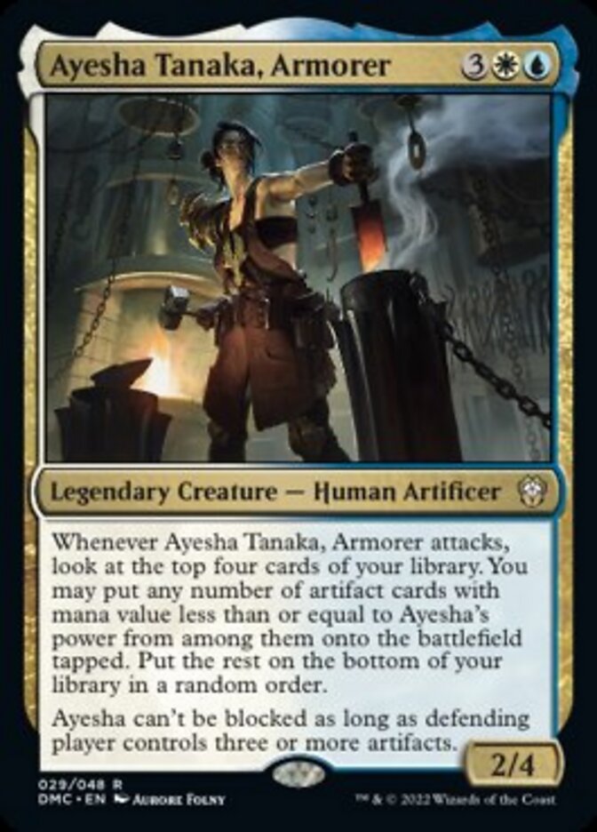 Ayesha Tanaka, Armorer [Dominaria United Commander] | Mindsight Gaming