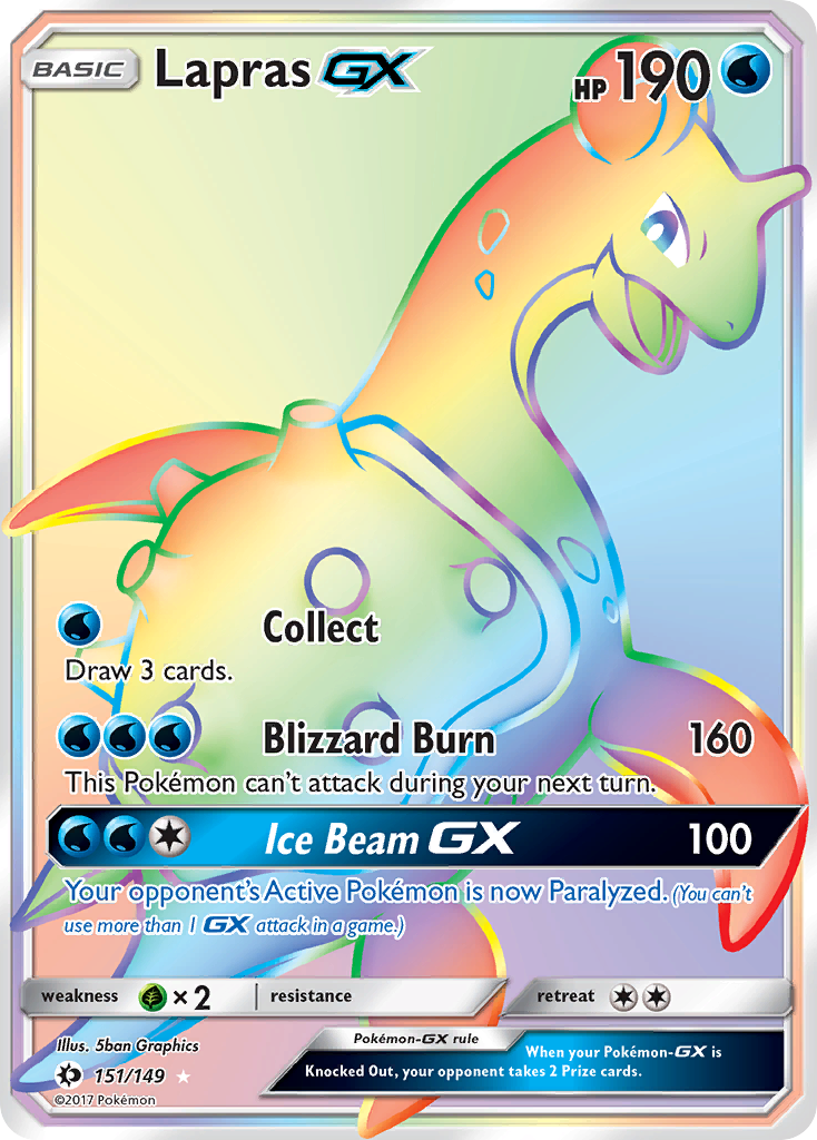 Lapras GX (151/149) [Sun & Moon: Base Set] | Mindsight Gaming