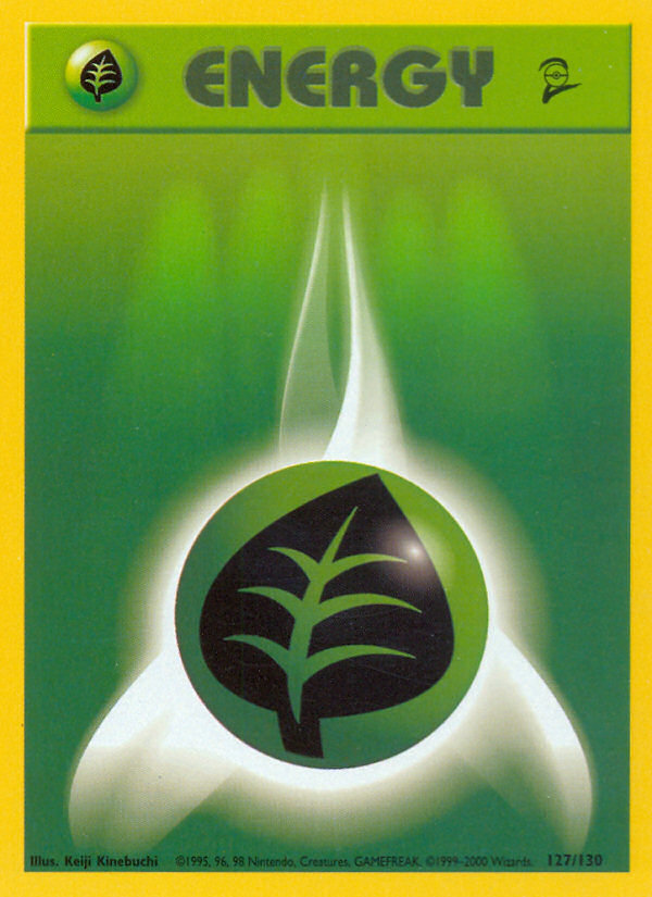 Grass Energy (127/130) [Base Set 2] | Mindsight Gaming