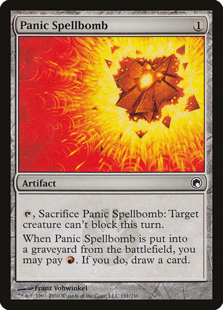 Panic Spellbomb [Scars of Mirrodin] | Mindsight Gaming