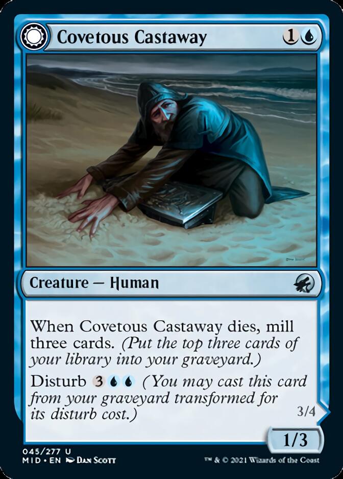 Covetous Castaway // Ghostly Castigator [Innistrad: Midnight Hunt] | Mindsight Gaming