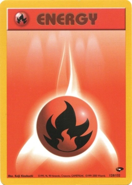 Fire Energy (128/132) [Gym Challenge Unlimited] | Mindsight Gaming