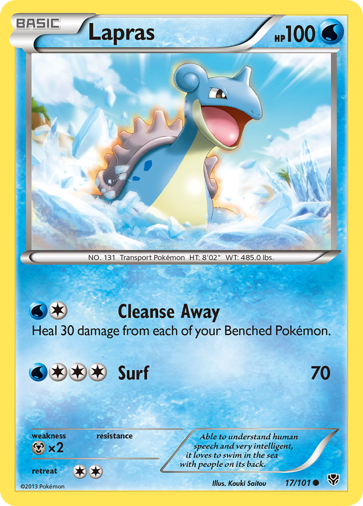 Lapras (17/101) [Black & White: Plasma Blast] | Mindsight Gaming