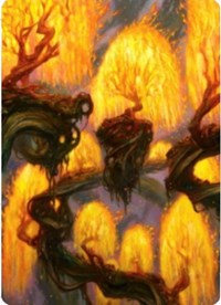 Grove of the Burnwillows Art Card [Zendikar Rising Art Series] | Mindsight Gaming