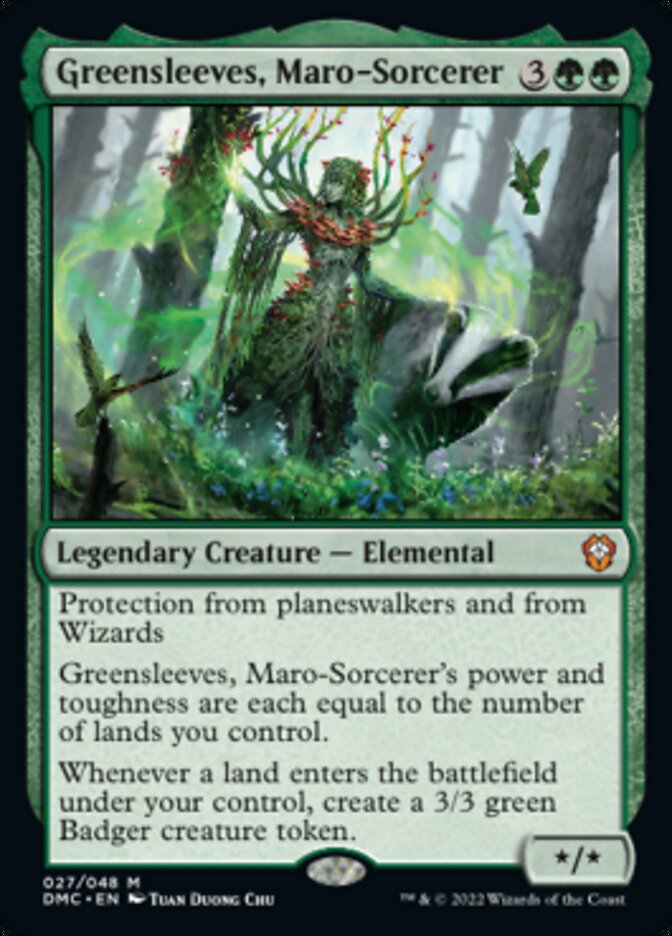 Greensleeves, Maro-Sorcerer [Dominaria United Commander] | Mindsight Gaming